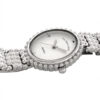 LADIES OVAL FACE SILVER ANALOG WATCH