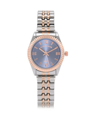 USC407451.jpg LADIES TWO TONE LINK ANALOG WATCH