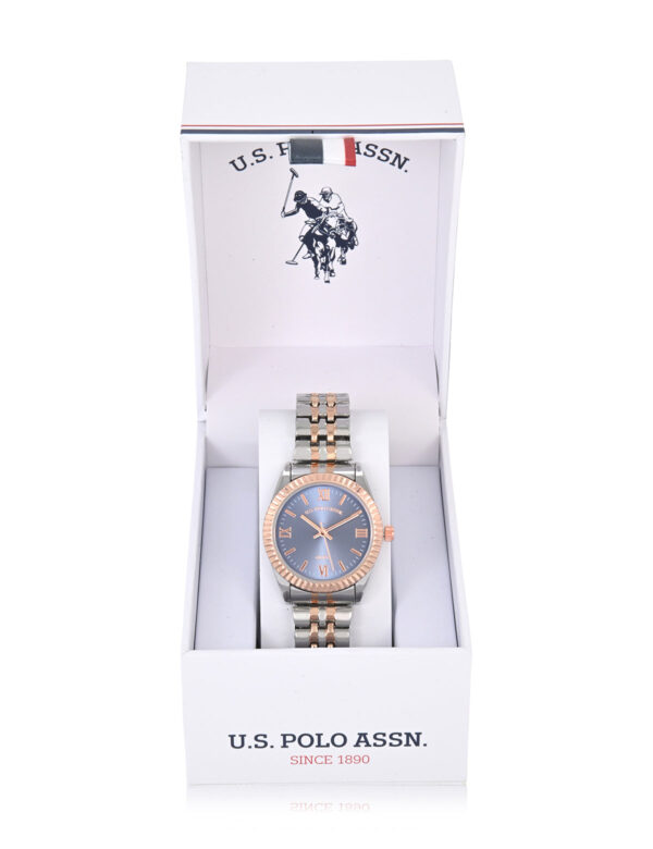 LADIES TWO TONE LINK ANALOG WATCH