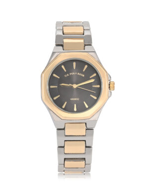 USC407461.jpg LADIES TWO TONE LINK ANALOG WATCH