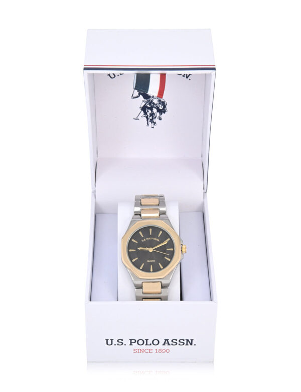 LADIES TWO TONE LINK ANALOG WATCH