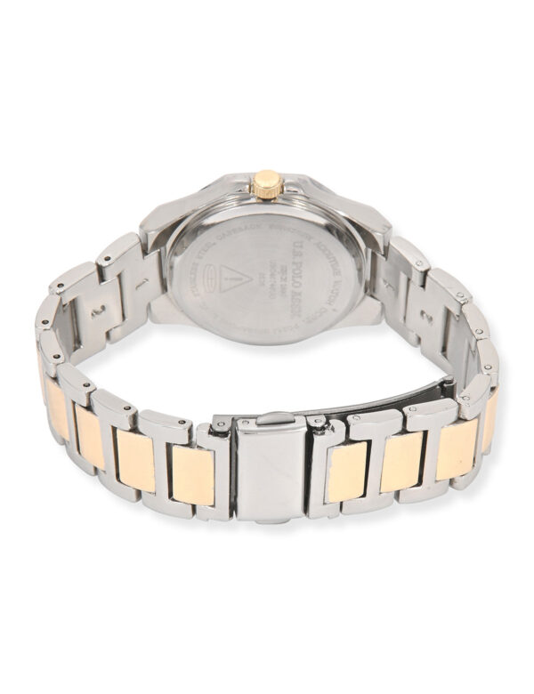 LADIES TWO TONE LINK ANALOG WATCH